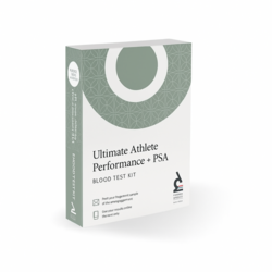<p>Unlock peak performance with our most comprehensive blood test for athletes and active individuals. The Ultimate Athlete Performance + PSA panel includes over 60 biomarkers covering hormones, thyroid, vitamins, inflammation, muscle recovery, cardiovascular health, and prostate health – all from a simple at-home or in-clinic sample.</p>