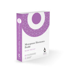 <p>Confirm if you are in menopause with this targeted profile including <strong>Oestradiol, Luteinising Hormone</strong> and <strong>Follicle Stimulating Hormone</strong>. Included is <strong>Thyroid Stimulating Hormone </strong>in case it is thyroid problems mimicking menopause symptoms.</p><p>Whiile symptoms at a certain age may very strongly indicate the diagnosis, it is better to know for sure with a blood test.</p><p>This test can be performed on a <strong>finger-prick</strong> home sample as well as with a <strong>phlebotomy</strong> sample.</p>